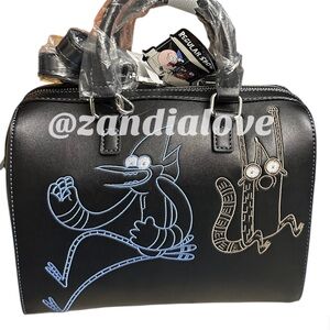 Regular Show Mordecai & Rigby Embroidered Handbag — BoxLunch Exclusive